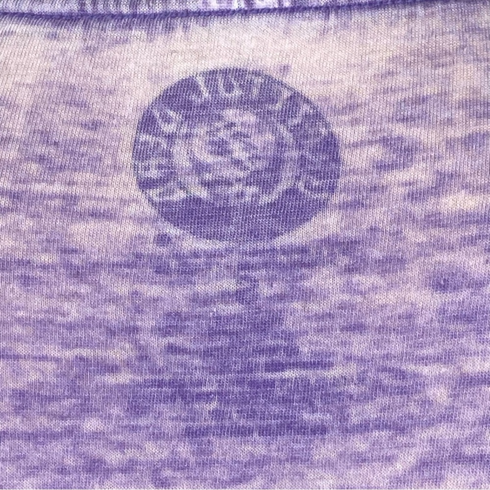 GRATEFUL DEAD 2013 “Steal Your Face” purple burnout lightweight t-shirt Small - Picture 12 of 16